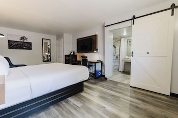 Deluxe Room, 1 King Bed, Mobility Accessible, Non Smoking (Roll-In Shower)