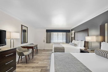 Standard Room, 2 Queen Beds, Non Smoking, Refrigerator & Microwave