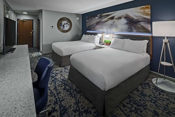Room, 2 Double Beds, Non Smoking, Balcony