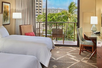 Room, 2 Double Beds, Roll-In Shower, Resort View