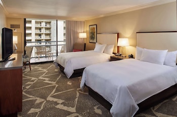 Room, 2 Double Beds, Roll-In Shower, Resort View