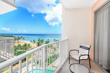 Room, 2 Double Beds, Partial Ocean View