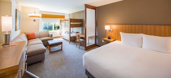 Family Room, 1 King Bed with Sofa bed