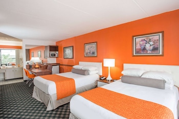 Room, 2 Double Beds, Accessible, Non Smoking (Roll-In Shower)