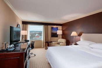 Club Room, 1 King Bed, City View