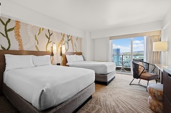 Waikiki Tower Partial Ocean View Room