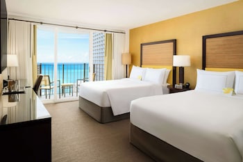 Deluxe Room, 2 Double Beds, Ocean View