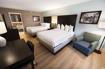 Standard Room, 2 Queen Beds, Non Smoking, Refrigerator & Microwave