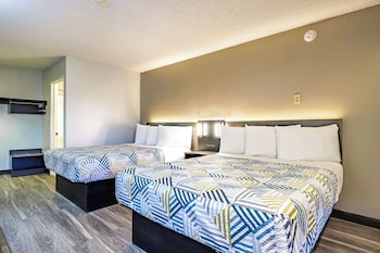 Standard Room, 2 Queen Beds, Non Smoking, Refrigerator & Microwave