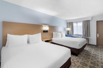 Standard Room, 2 Queen Beds, Non Smoking, Refrigerator & Microwave