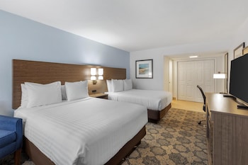 Standard Room, 2 Queen Beds, Non Smoking, Refrigerator & Microwave