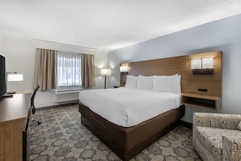 Standard Room, 1 King Bed, Non Smoking, Refrigerator & Microwave