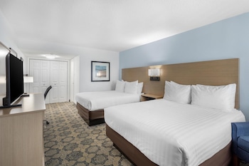 Standard Room, 2 Queen Beds, Non Smoking, Refrigerator & Microwave