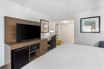 Standard Room, 1 King Bed, Refrigerator & Microwave, Courtyard View