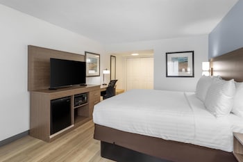 Standard Room, 1 King Bed, Non Smoking, Refrigerator & Microwave