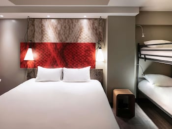 Family Room, Multiple Beds (View of the trains)