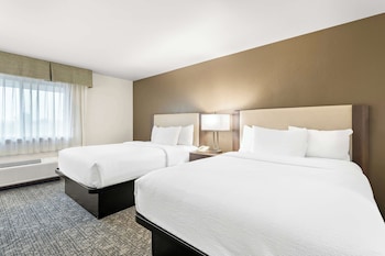 Standard Room, 2 Queen Beds, Non Smoking, Refrigerator & Microwave