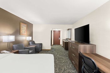 Standard Room, 1 King Bed, Non Smoking, Refrigerator & Microwave