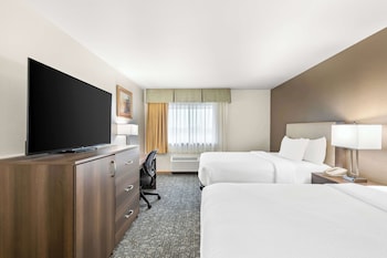 Standard Room, 2 Queen Beds, Non Smoking, Refrigerator & Microwave