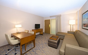 Suite, 1 King Bed, Accessible, Bathtub
