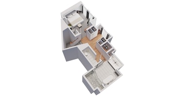Apartment, 1 Double Bed (Duplex)