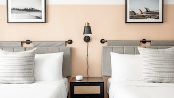 Standard Room, 2 Double Beds, Non Smoking, Refrigerator & Microwave
