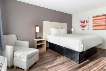 Standard Room, 1 King Bed, Non Smoking, Refrigerator & Microwave