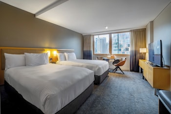 Deluxe Double Room, 2 Double Beds (City Skyline)