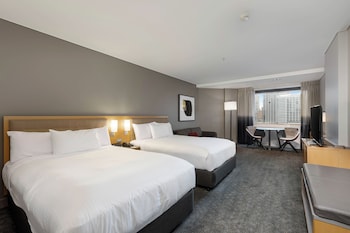 Deluxe Double Room, 2 Double Beds (City Skyline)