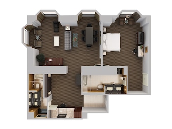 Luxury Suite, 1 Bedroom (View)