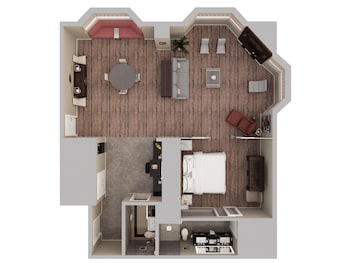 Luxury Suite, 2 Bedrooms (View)