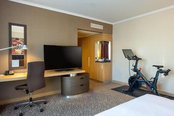 King Guest Room with Peloton Bike City Wing