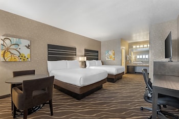 Standard Room, 2 Queen Beds, Non Smoking, Refrigerator & Microwave (Larger Room)