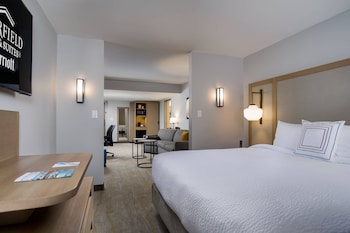 Studio, 1 King Bed with Sofa bed, Hearing Accessible, Balcony (Accessible Bathtub)