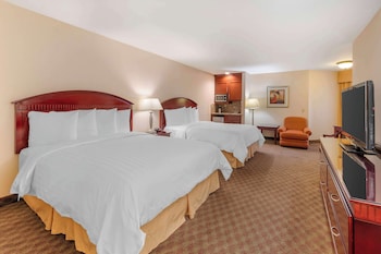 Standard Room, 2 Queen Beds, Non Smoking, Refrigerator & Microwave