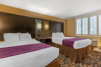 Standard Room, 2 Queen Beds, Non Smoking, Refrigerator & Microwave