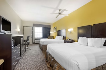 Standard Room, 2 Queen Beds, Non Smoking, Refrigerator & Microwave