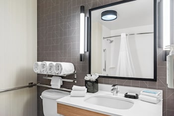 Room, 1 King Bed (Mobility & Hearing, Roll-in Shower)