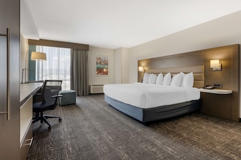 Standard Room, 1 King Bed, Hearing Accessible, Refrigerator & Microwave