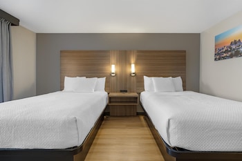 Standard Room, 2 Double Beds, Refrigerator & Microwave