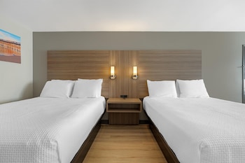 Standard Room, 2 Queen Beds, Non Smoking, Refrigerator & Microwave