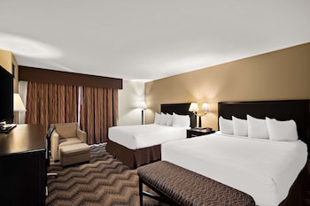 Standard Room, 2 Queen Beds, Non Smoking, Refrigerator & Microwave