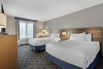 Standard Room, 2 Double Beds, Non Smoking, Refrigerator & Microwave (Pet Friendly)