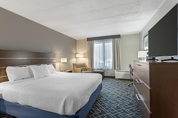 Standard Room, 1 King Bed, Non Smoking, Refrigerator & Microwave