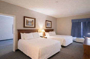 Single King Double Queen Family Suite
