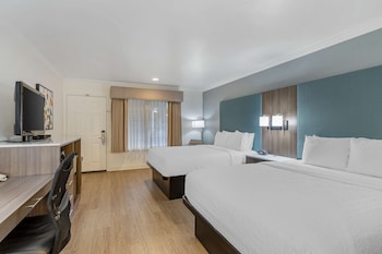 Standard Room, 2 Queen Beds, Non Smoking, Refrigerator & Microwave