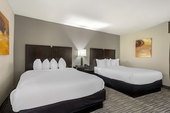 Standard Room, 2 Queen Beds, Non Smoking, Refrigerator & Microwave
