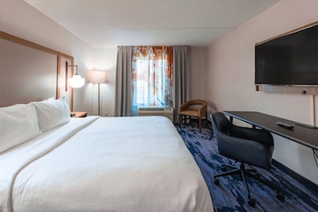 Room, 1 King Bed, Roll-in Shower
