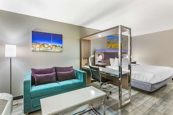Standard Room, 1 King Bed, Non Smoking, Refrigerator & Microwave (Larger Room;with Sofabed)