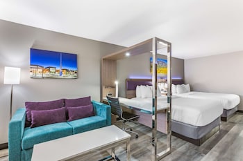 Standard Room, 2 Queen Beds, Non Smoking, Refrigerator & Microwave (Larger Room;with Sofabed)